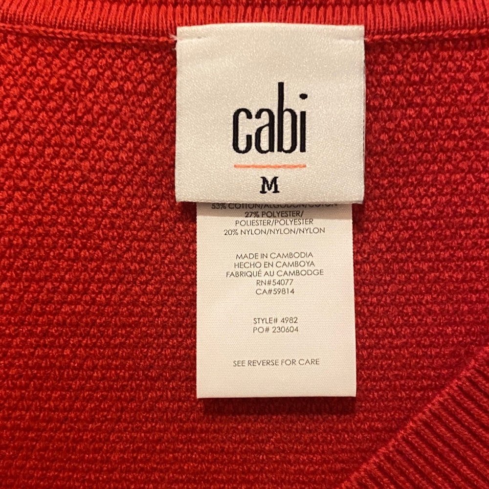 Cabi Perfect Pullover size Medium - image 8